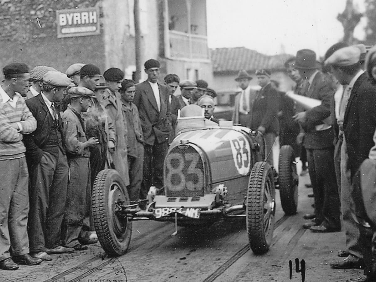 1930 Bugatti Type 35B Grand Prix 'before' photo