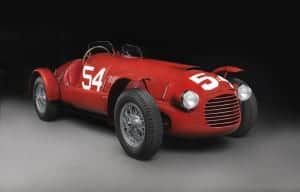 フェラーリ 166 MM 1948 赤 1st Ferrari imported to USA ! 1948 Ferrari 166 MM & Engine
