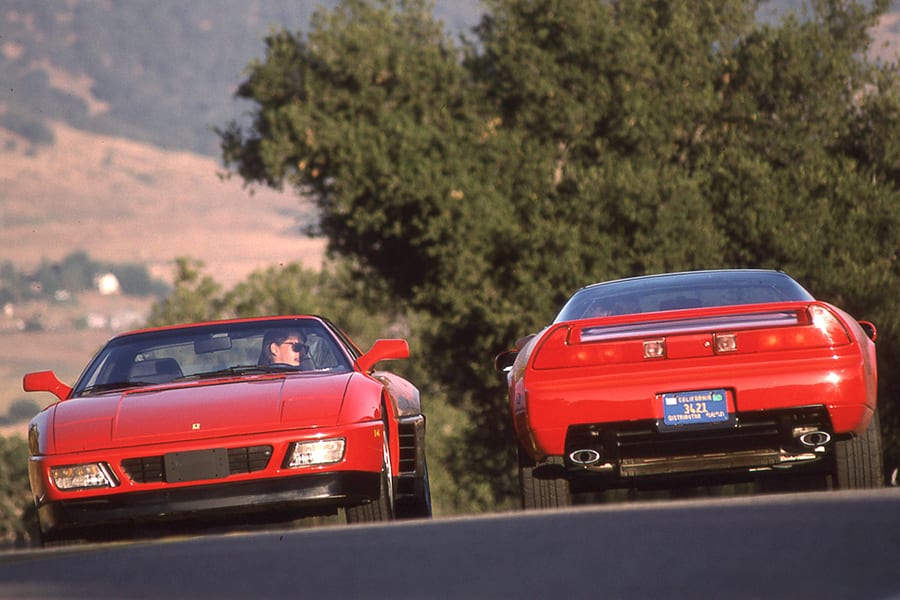 1992 Acura NSX and Ferrari 348 tb-001