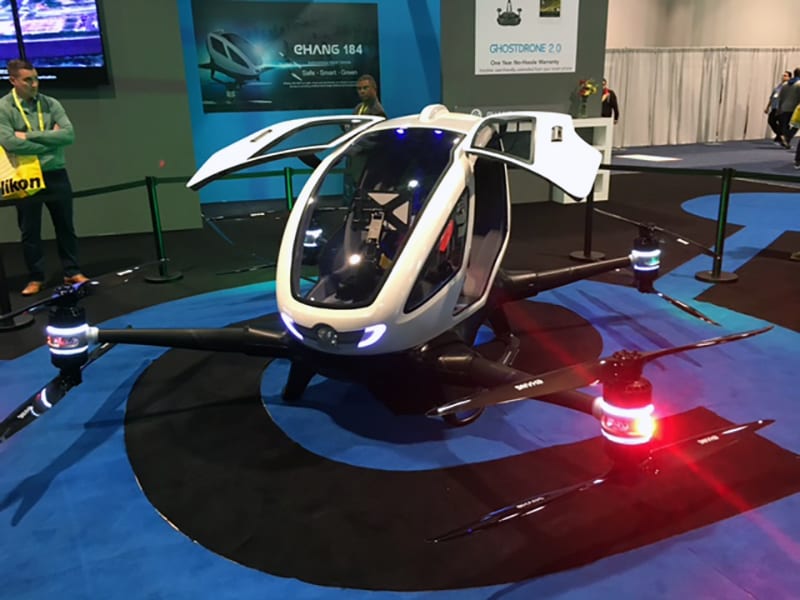 personal-transport drone prototype